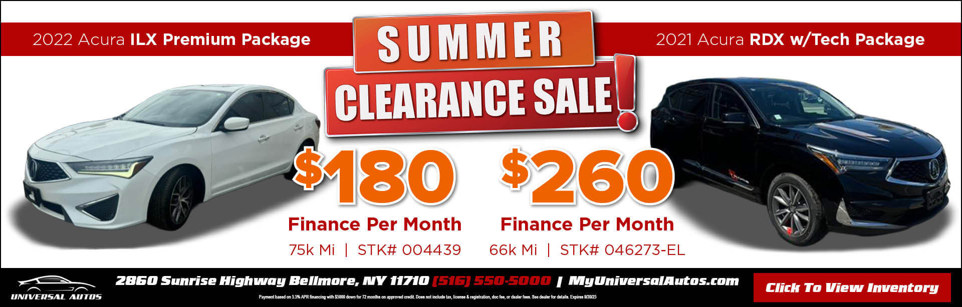 Summer clearance sale